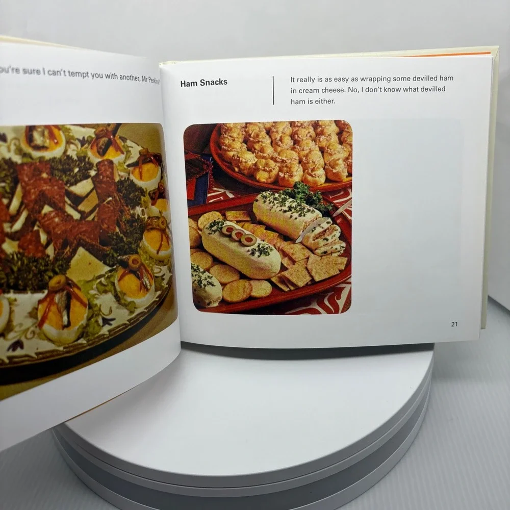 70s Dinner Party Retro Food Anna Pallai Hardcover Book Humor Kitsch 1970s Recipe